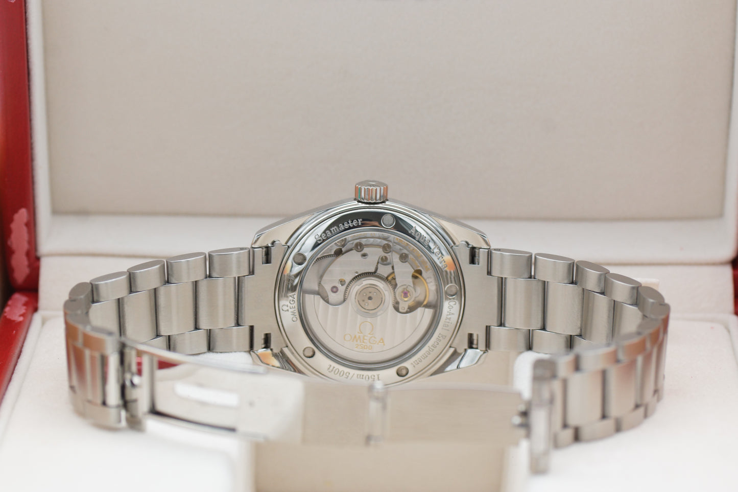 Omega Seamaster Aqua Terra Co-Axial 2504.80 Blau 36mm Full-Set 2008