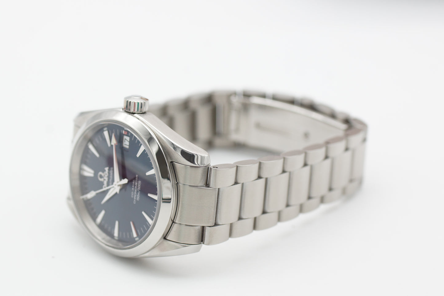 Omega Seamaster Aqua Terra Co-Axial 2504.80 Blau 36mm Full-Set 2008