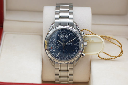 Omega Speedmaster Triple Date 3523.80 Blau Full-Set 2004