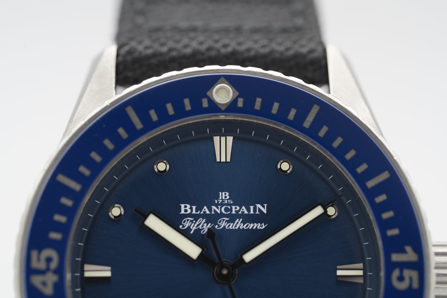 Blancpain Fifty Fathoms Bathyscaphe 5100-1140-O52A Blau Full-Set 2021