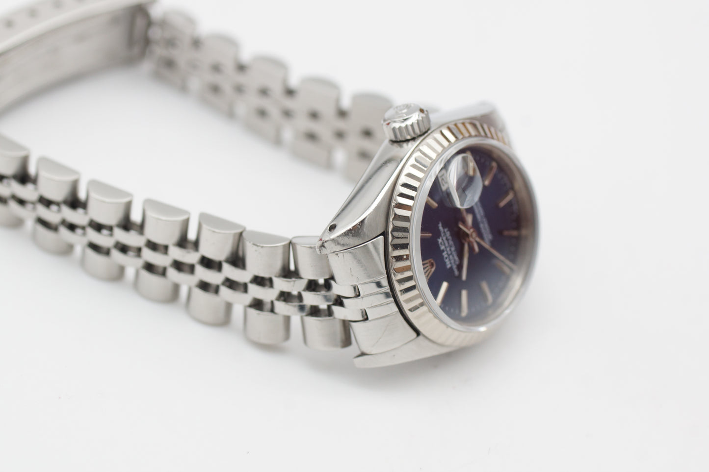 Rolex Lady-Datejust 26 Jubileeband 69174 Blau 1988 Full-Set (LC100)