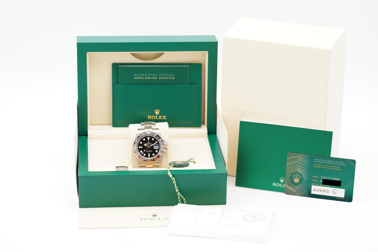 Rolex GMT-Master II "Rootbeer" 126711CHNR Full-Set 2022