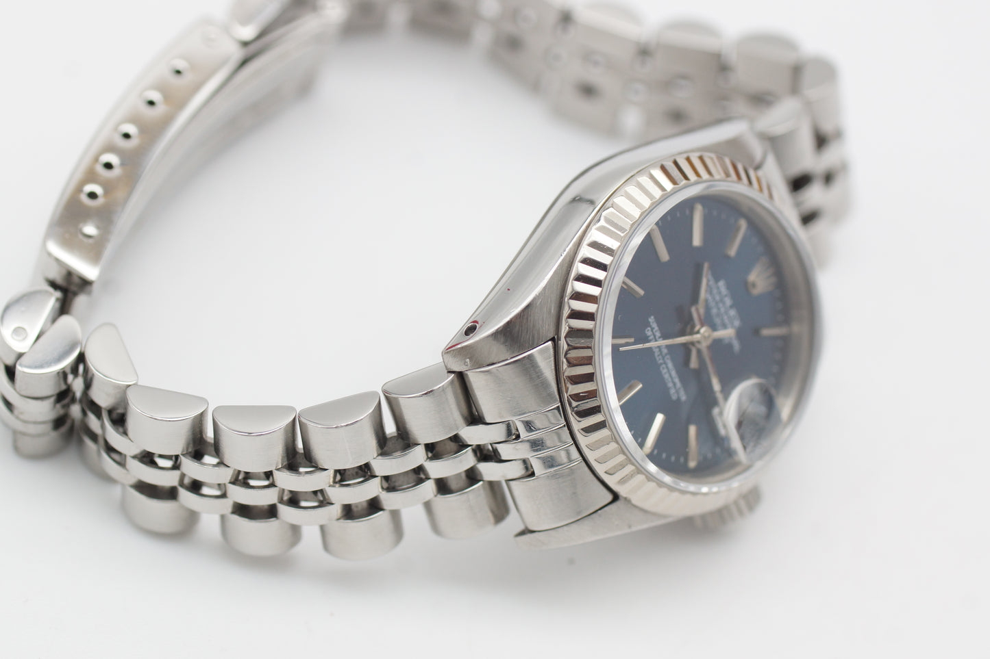 Rolex Lady-Datejust 26 Jubileeband 69174 Blau 1988 Full-Set (LC100)