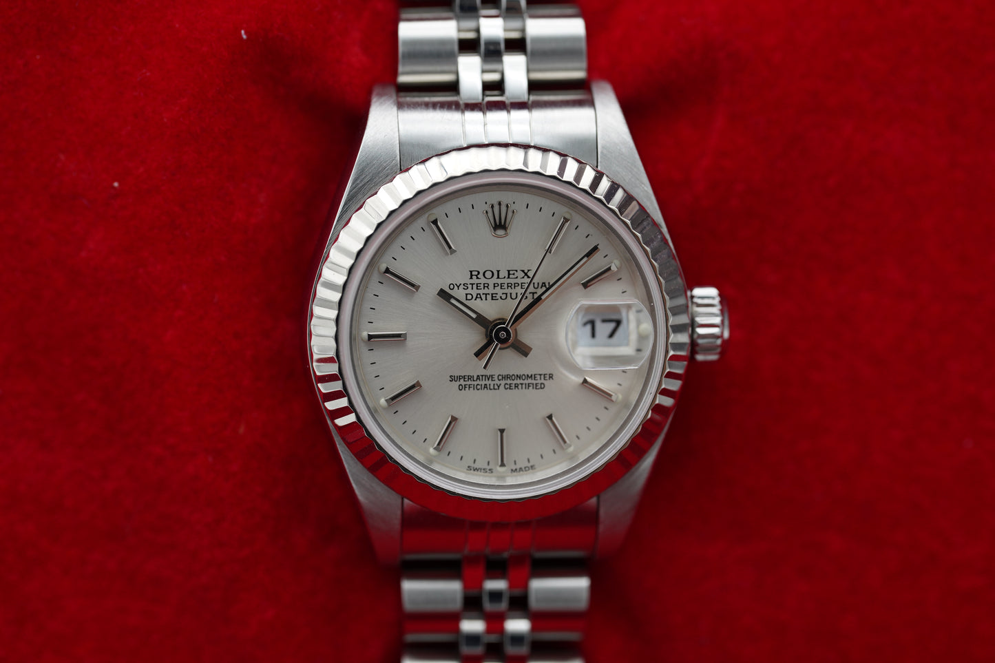 Rolex Lady-Datejust 79174 Silber Full-Set 2001 (LC100)