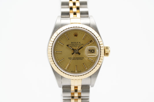 Rolex Lady-Datejust 79173 Gold Box/Papiere 2001 (LC888)