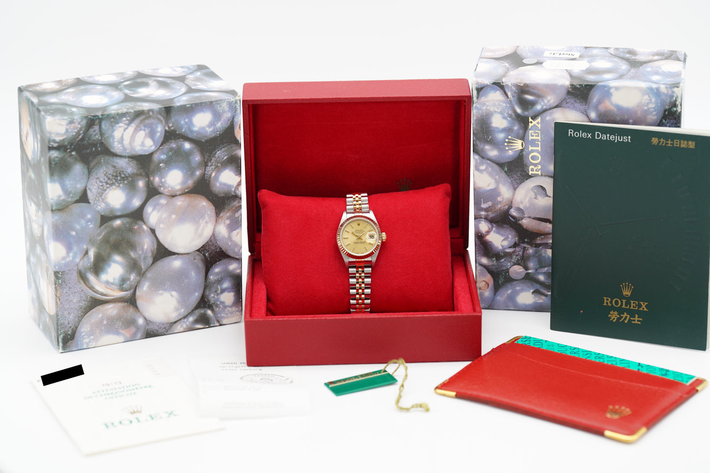 Rolex Lady-Datejust 79173 Gold Box/Papiere 2001 (LC888)