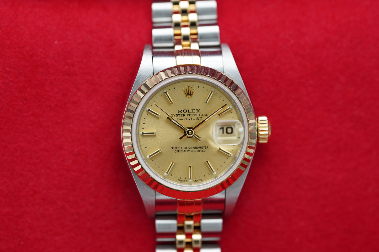 Rolex Lady-Datejust 79173 Gold Box/Papiere 2001 (LC888)