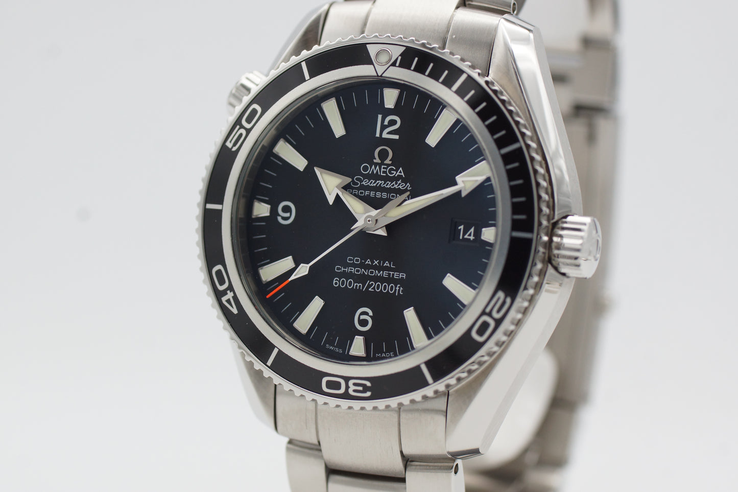 Omega Seamaster Planet Ocean 2201.51 Schwarz Full-Set 2011