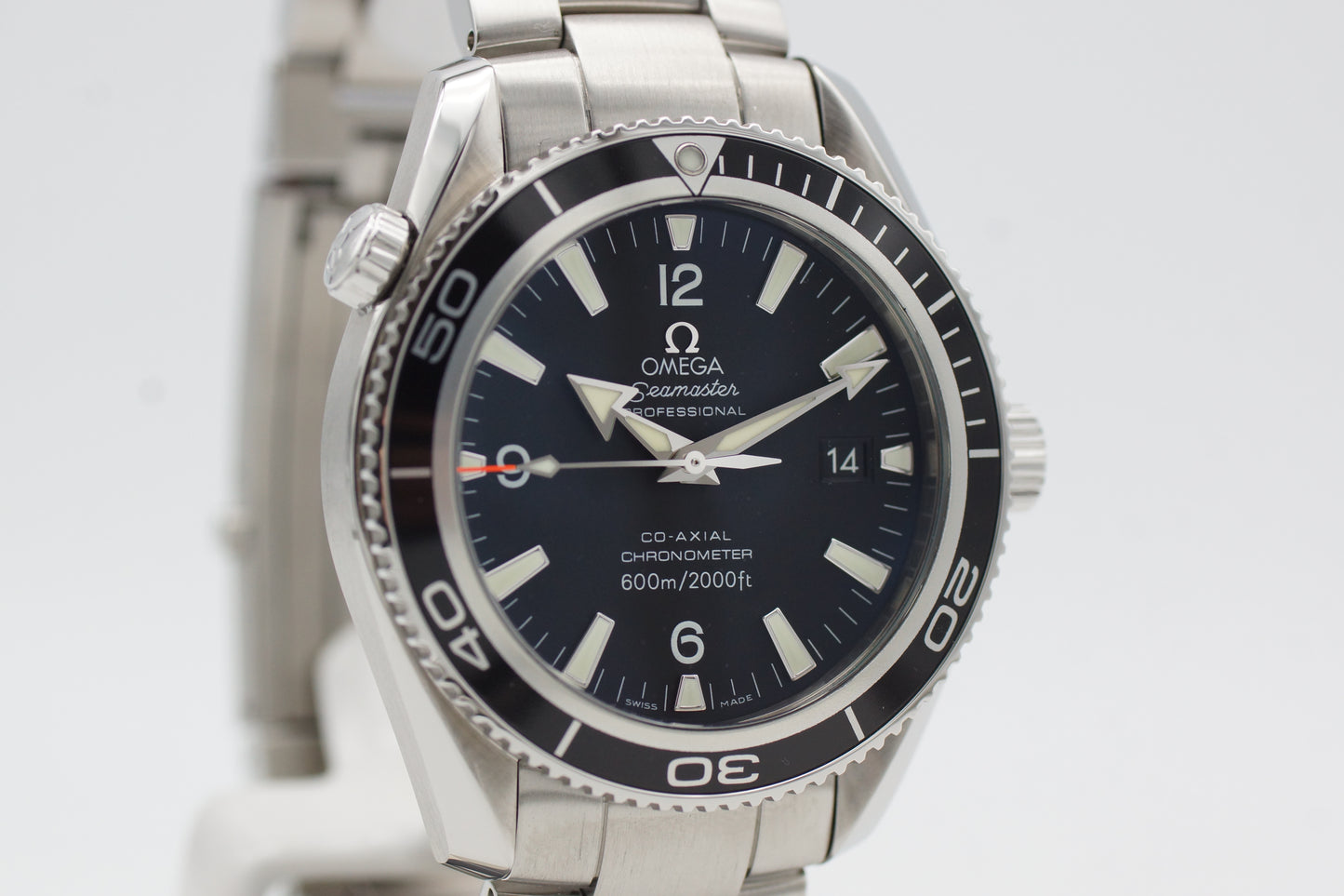 Omega Seamaster Planet Ocean 2201.51 Schwarz Full-Set 2011