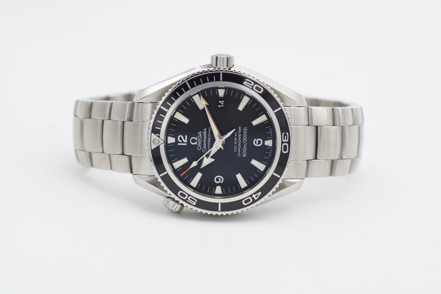 Omega Seamaster Planet Ocean 2201.51 Schwarz Full-Set 2011