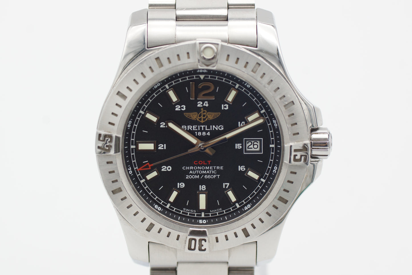 Breitling Colt Automatic 44 Schwarz A17388 Full-Set 2014