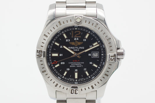 Breitling Colt Automatic 44 Schwarz A17388 Full-Set 2014