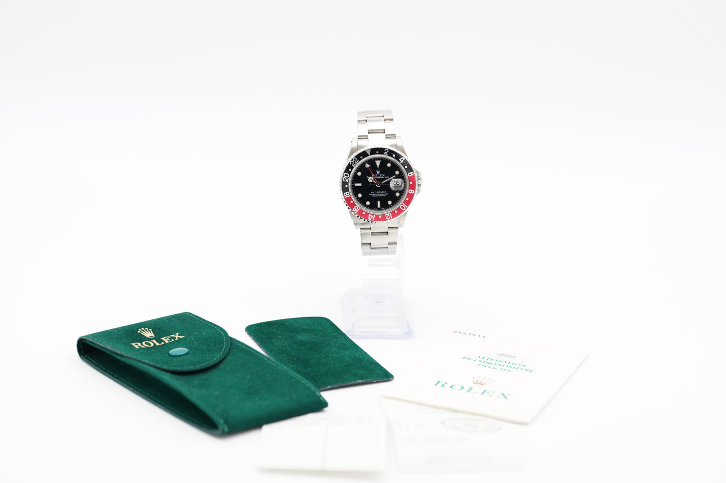Rolex GMT-Master I 16700 papiere 1998