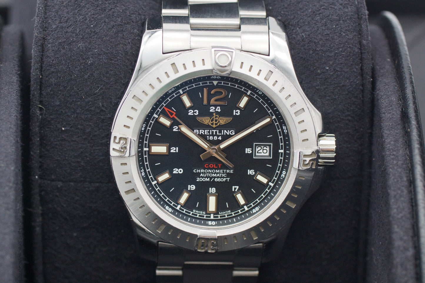 Breitling Colt Automatic 44 Schwarz A17388 Full-Set 2014