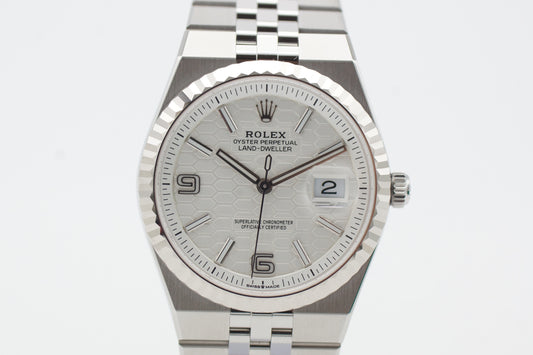 Rolex Land-Dweller 36 127234 Weiß Full-Set 2026 NEU