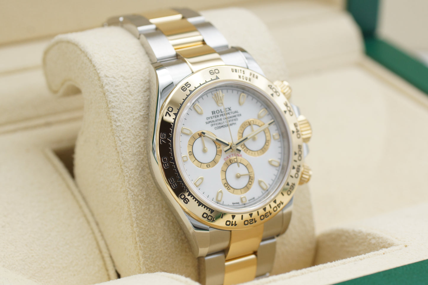 Rolex Cosmograph Daytona Bicolor Weiß 116503 Full-Set 2022