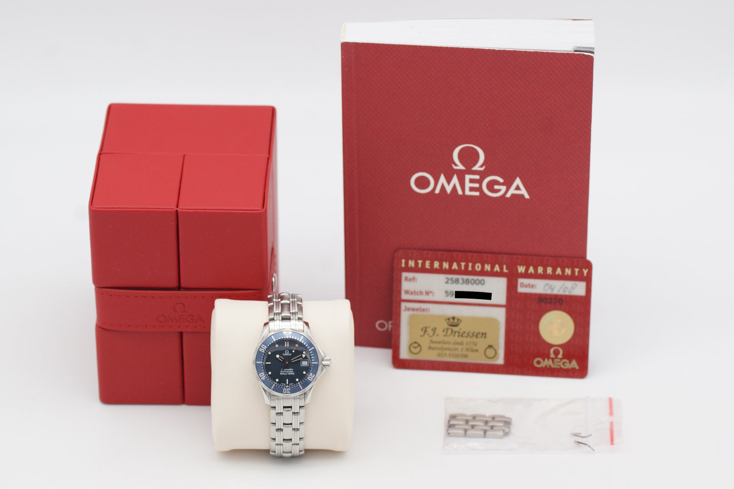 Omega Lady Seamaster Diver 300M 2583.80 Full-Set 2008