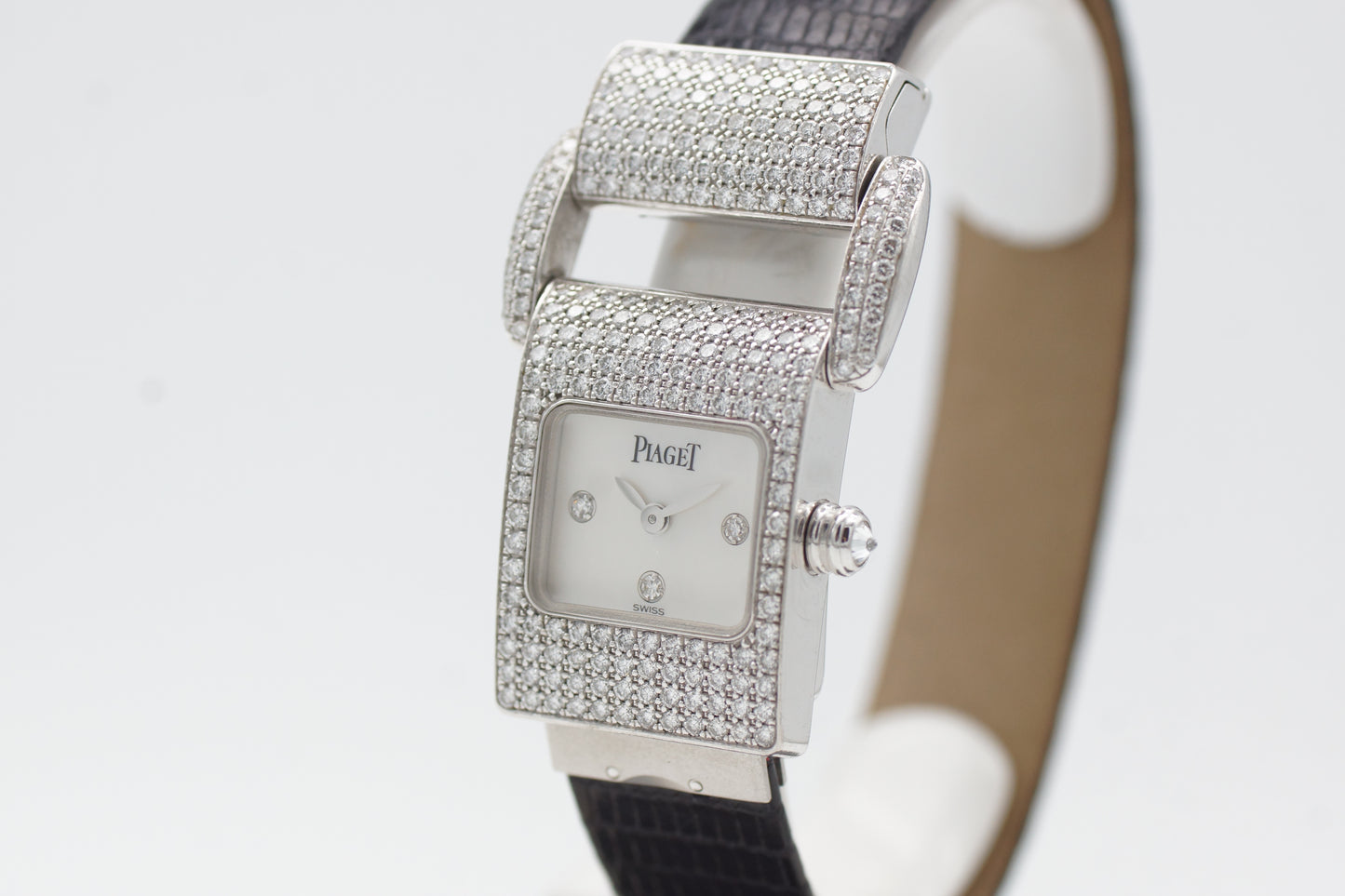 Piaget Miss Protocole 5225 Perlmutt Quarz 18K Weißgold