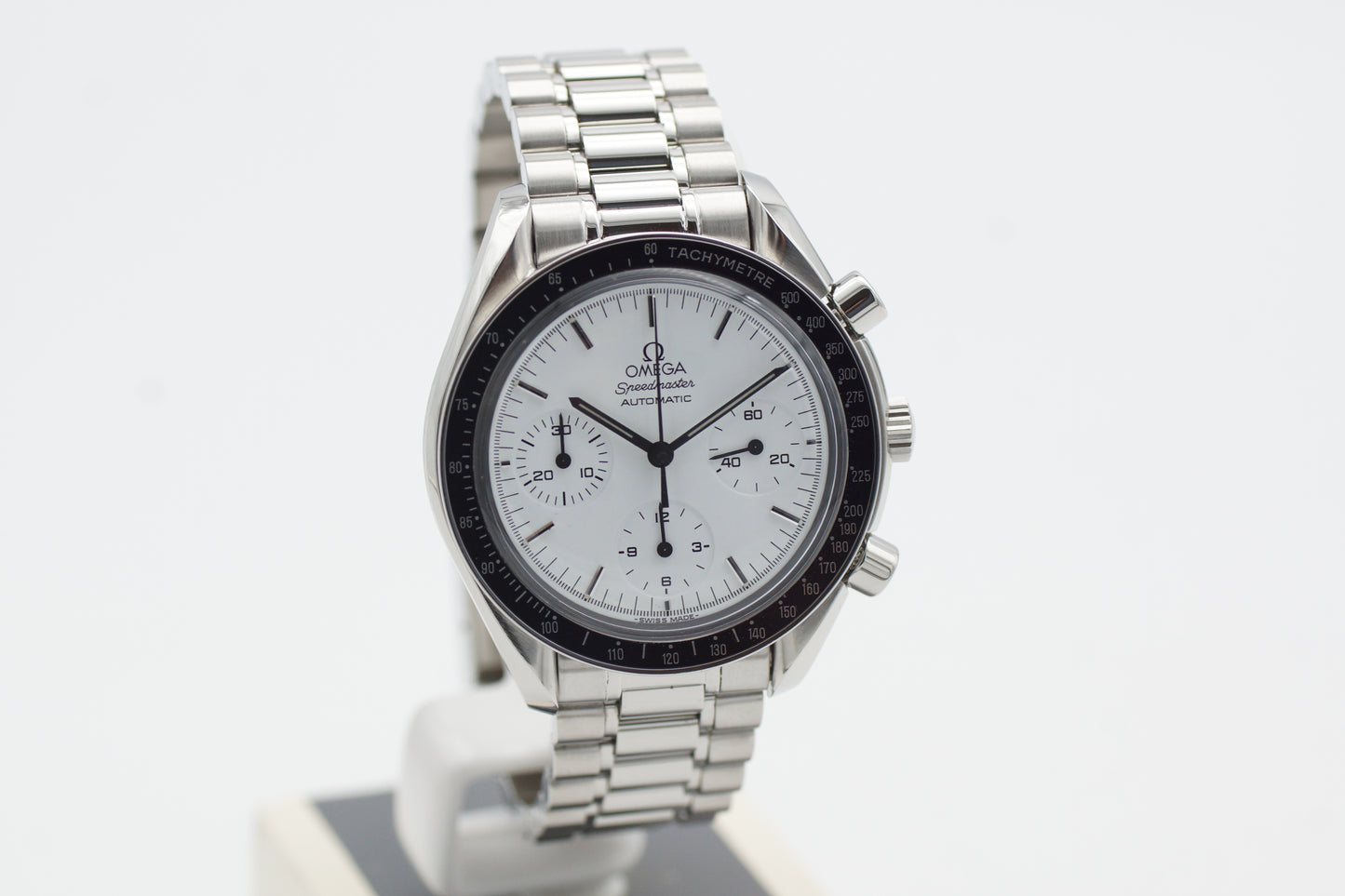 Omega Speedmaster Reduced 'Albino' Weiß 3510.50 39mm Box 2002