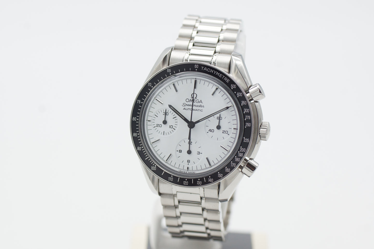 Omega Speedmaster Reduced 'Albino' Weiß 3510.50 39mm Box 2002