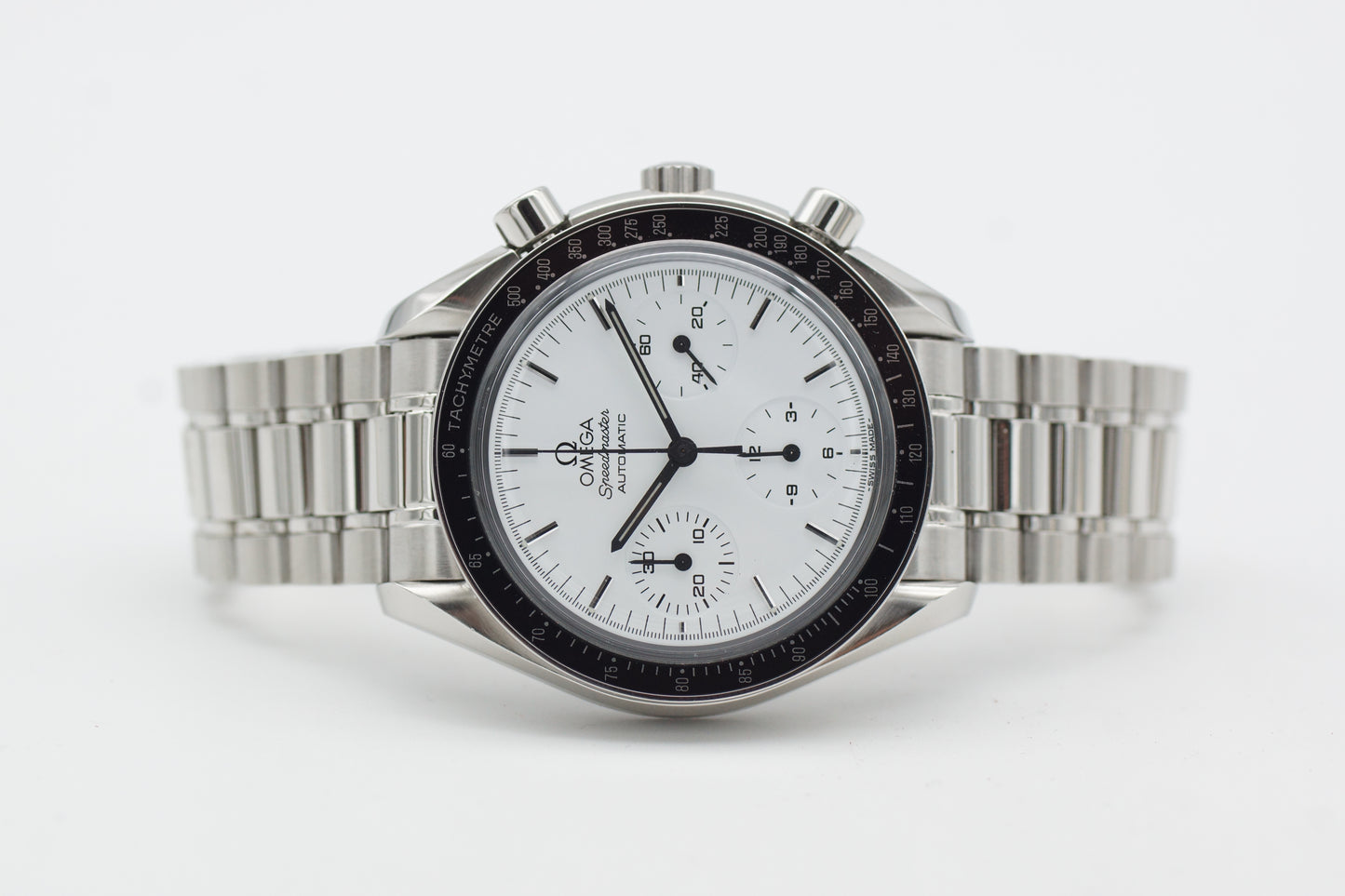 Omega Speedmaster Reduced 'Albino' Weiß 3510.50 39mm Box 2002