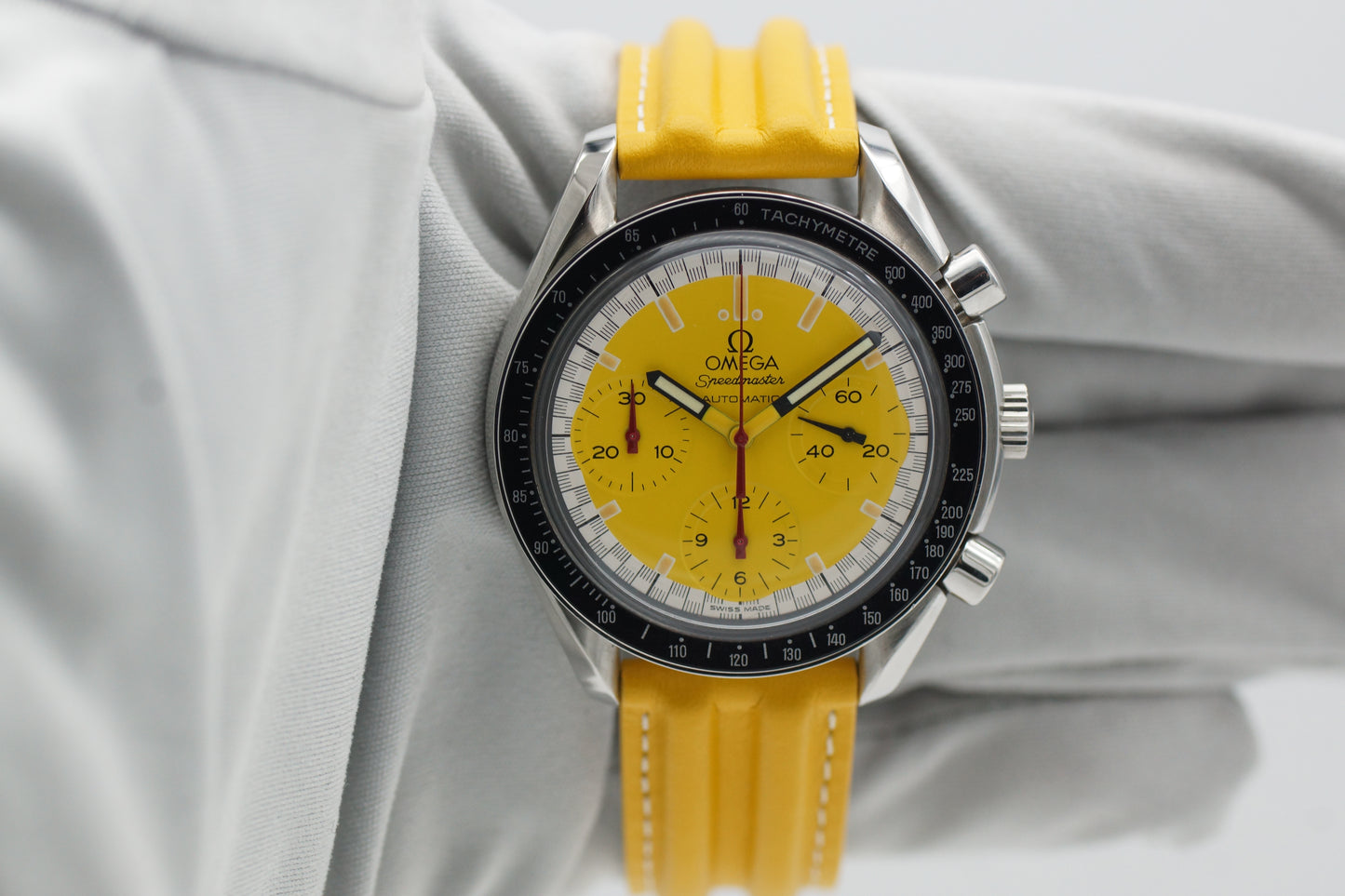 Omega Speedmaster Michael Schumacher 3510.12 Gelb 1995