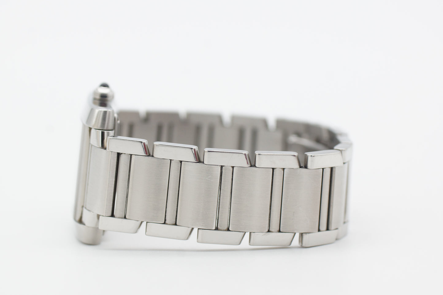 Cartier Tank Française W51002Q3 Weiß Full-Set 2005