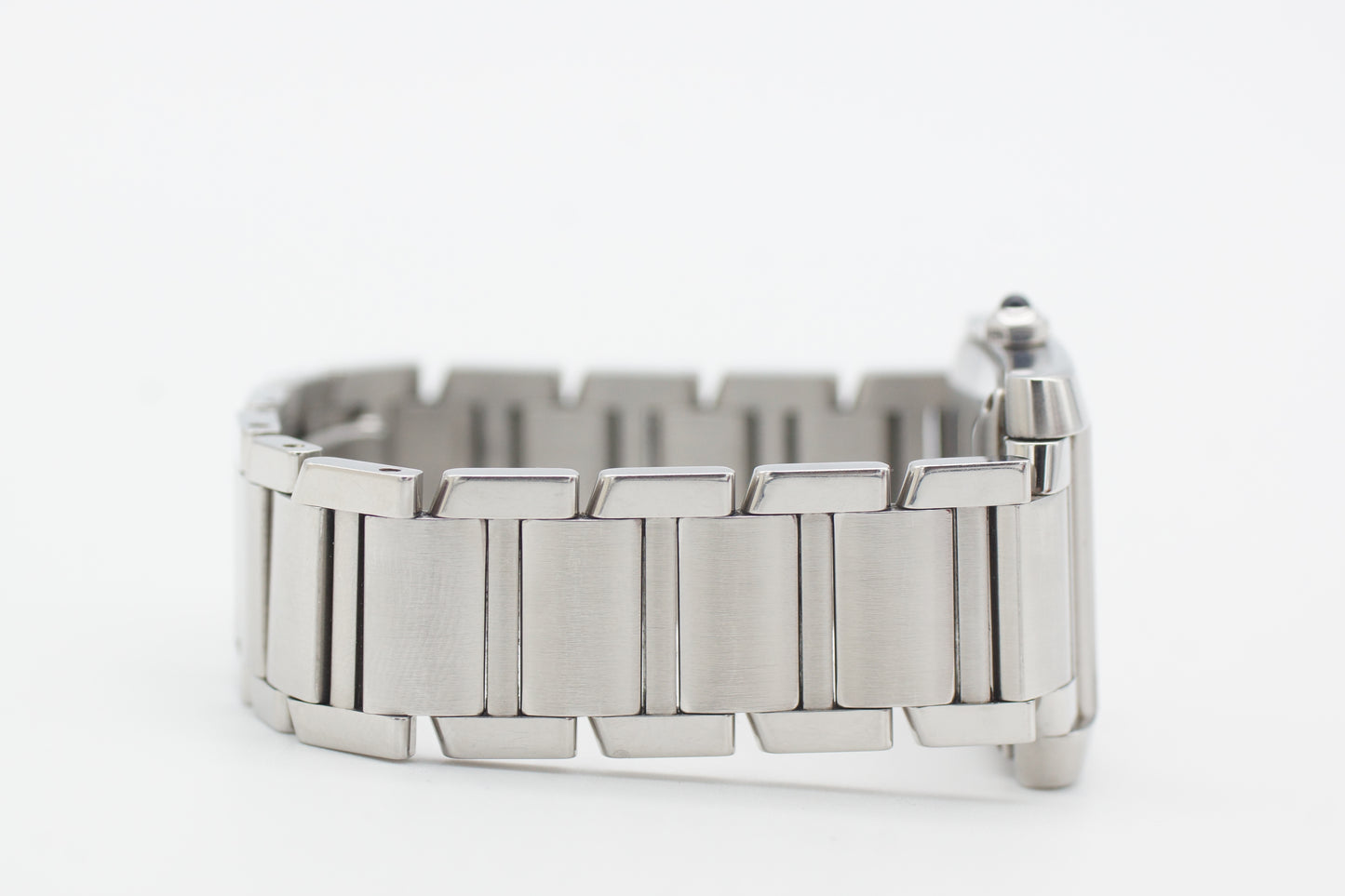 Cartier Tank Française W51002Q3 Weiß Full-Set 2005