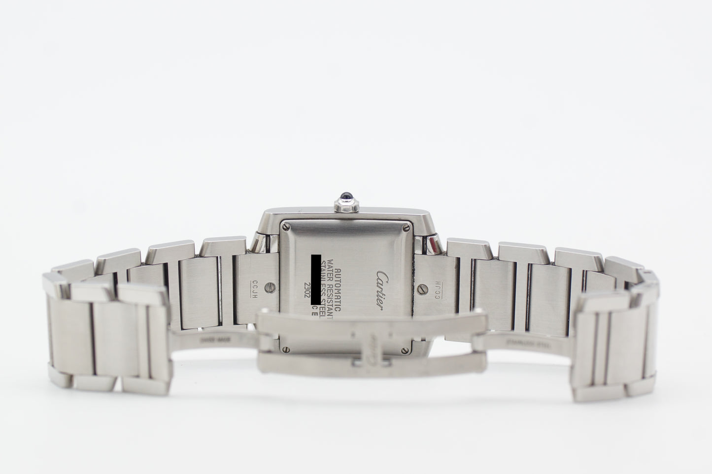 Cartier Tank Française W51002Q3 Weiß Full-Set 2005