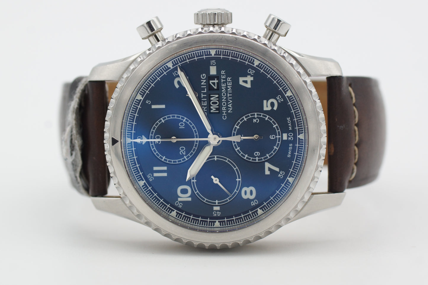 Breitling Navitimer 8 Chronograph A13314101C1A1 Stahl 43 mm Blau 2018