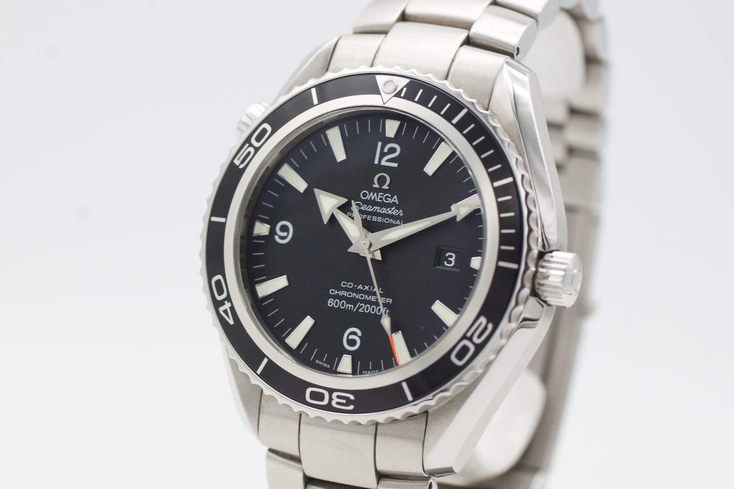 Omega Seamaster Planet Ocean 2200.50 Schwarz Box/Papiere 2010