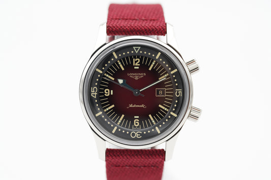 Longines Hydroconquest Red Dial Stainless Legend Full-Set 2026 NEU