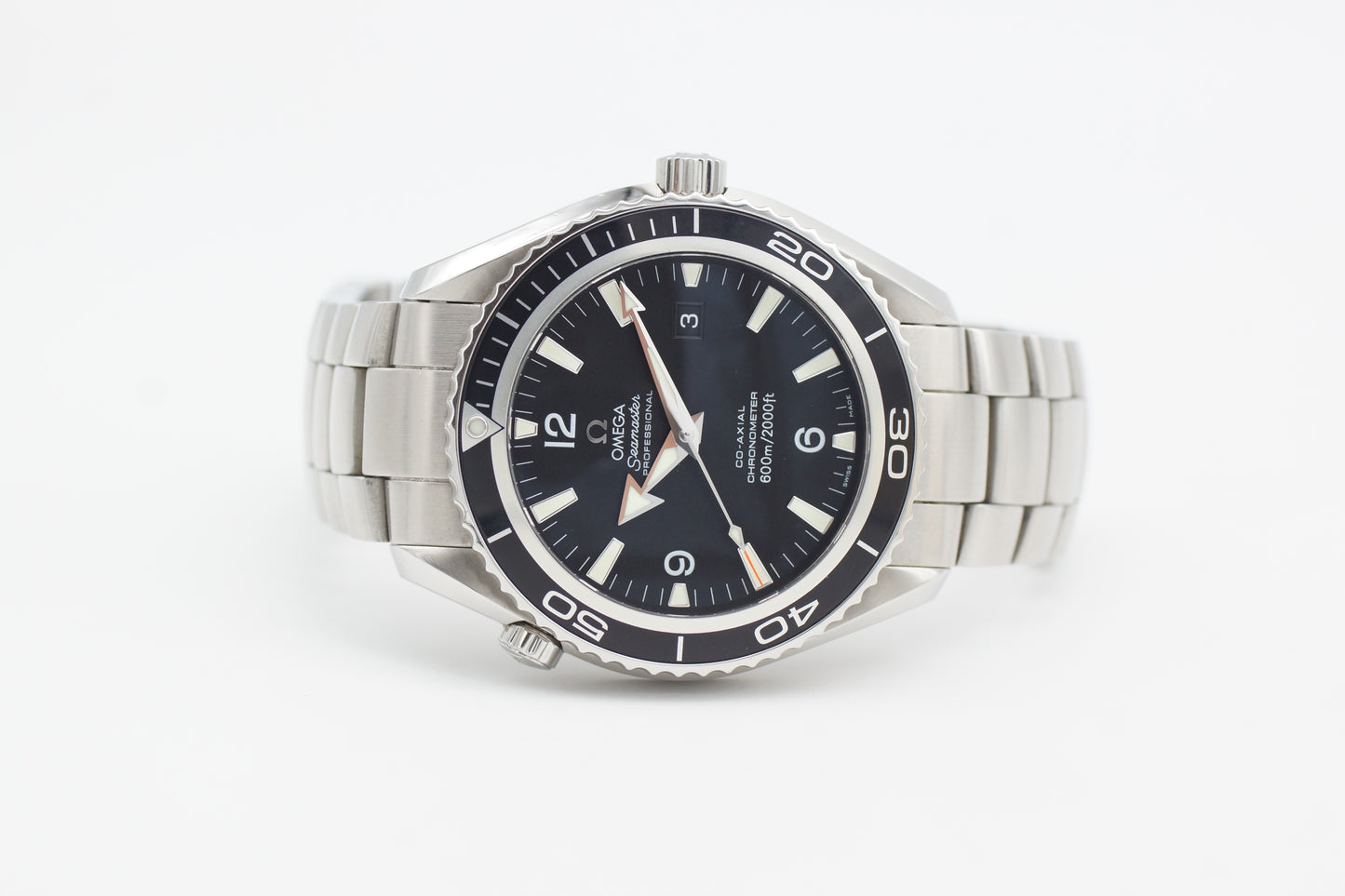 Omega Seamaster Planet Ocean 2200.50 Schwarz Box/Papiere 2010