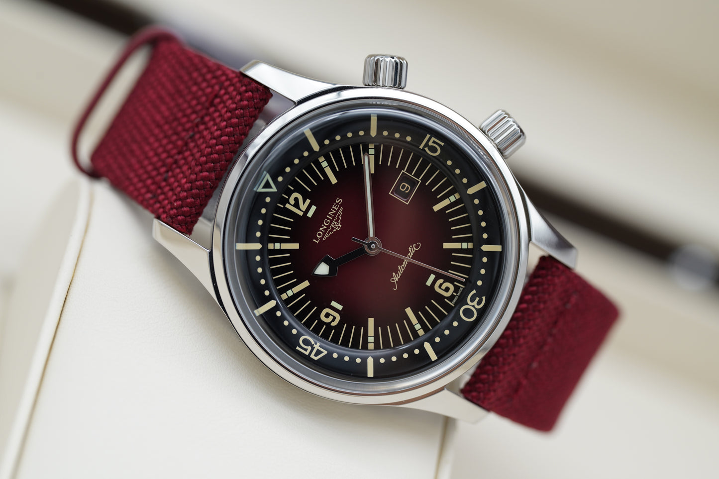 Longines Hydroconquest Red Dial Stainless Legend Full-Set 2026 NEU
