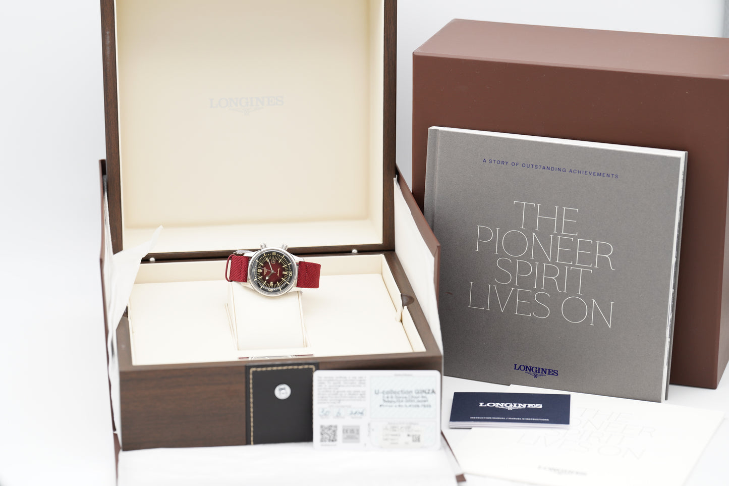 Longines Hydroconquest Red Dial Stainless Legend Full-Set 2026 NEU