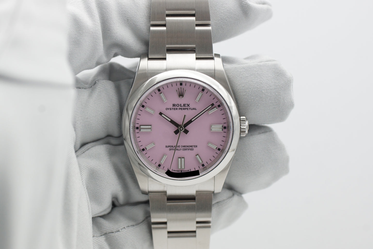 Rolex Oyster Perpetual 36 Pink Candy 126000 Neu 2025