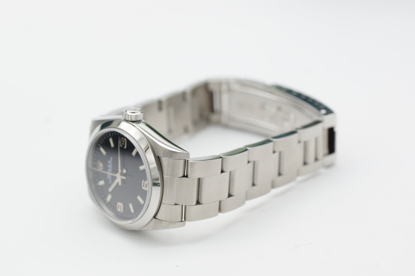 Rolex Oyster Perpetual 31 Schwarz 77080 2001 Full-Set