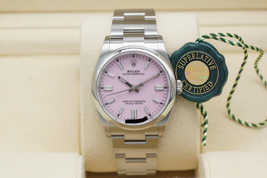 Rolex Oyster Perpetual 36 Pink Candy 126000 Neu 2025