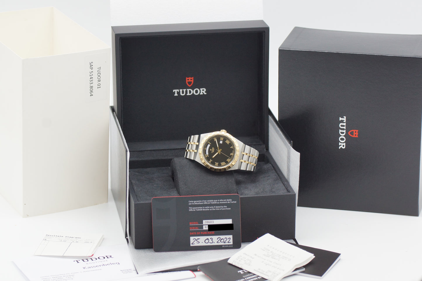 Tudor Royal 41 28603 Schwarz Full-Set 2022