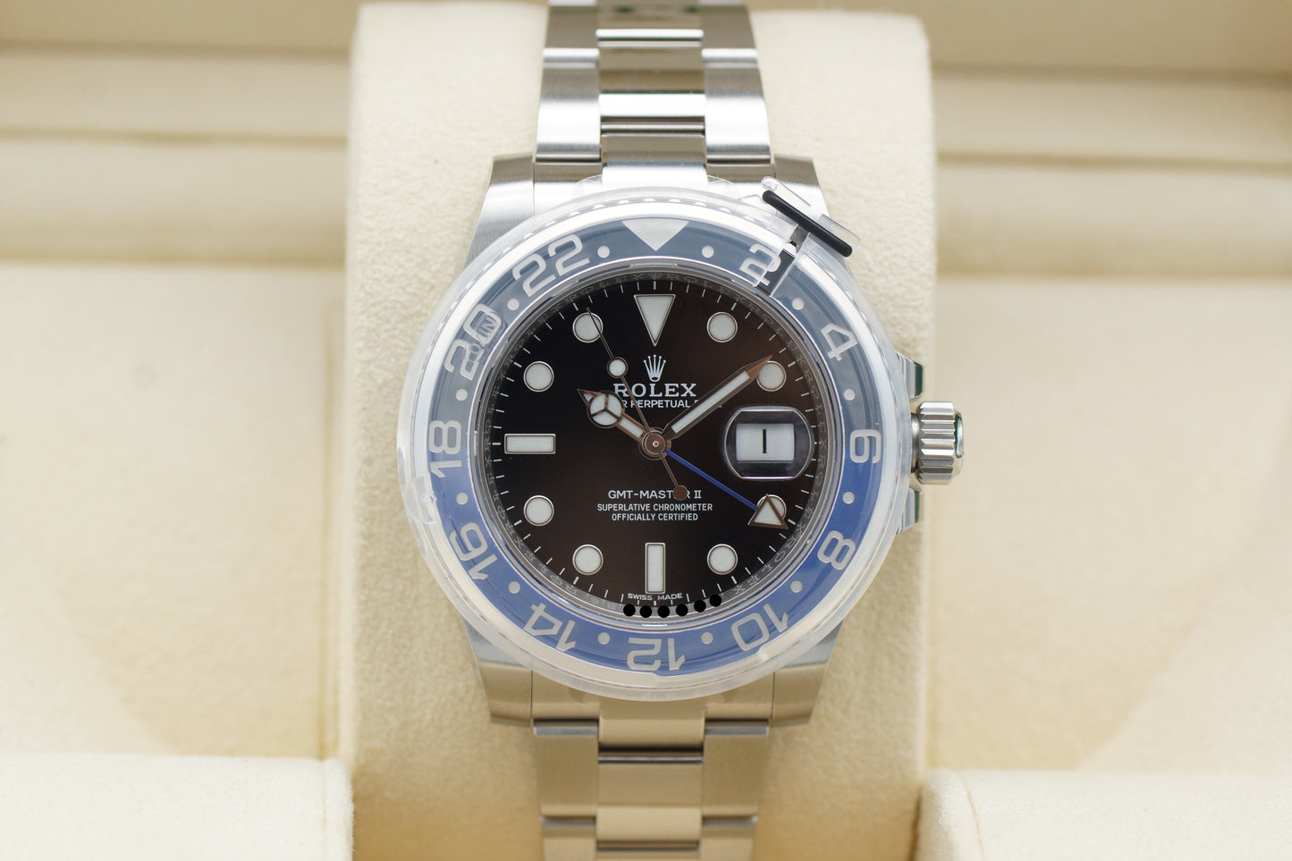 Rolex GMT-Master II "Batman" 116710BLNR Full-Set 2018 NEU/NOS