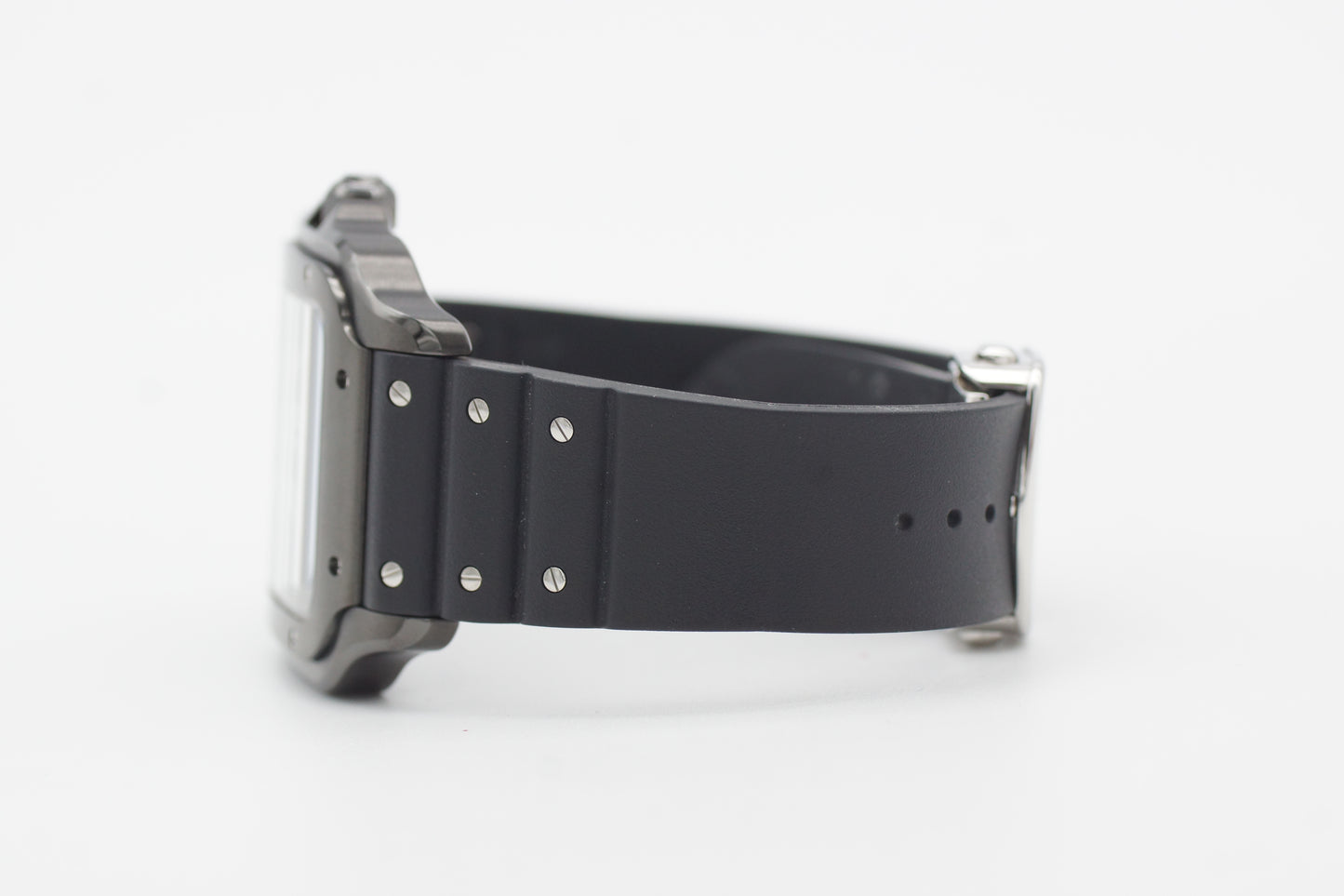 Cartier Santos De Cartier Black Steel WSSA0039 39,8mm Schwarz Full-Set 2023