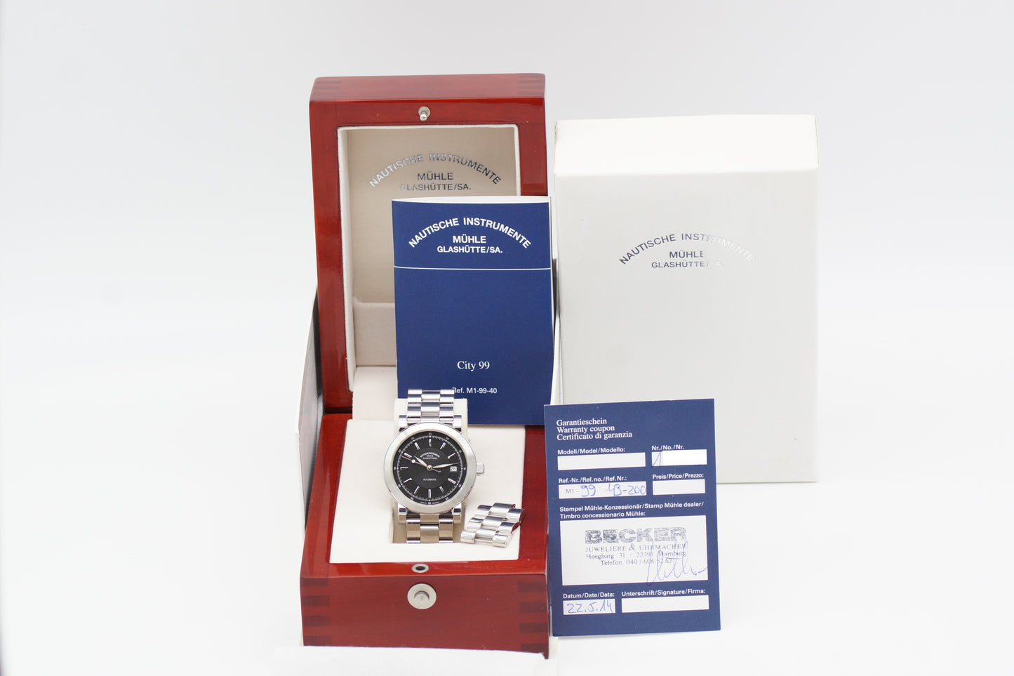 Mühle Glashütte M1-99-40 The City Full-Set 2014