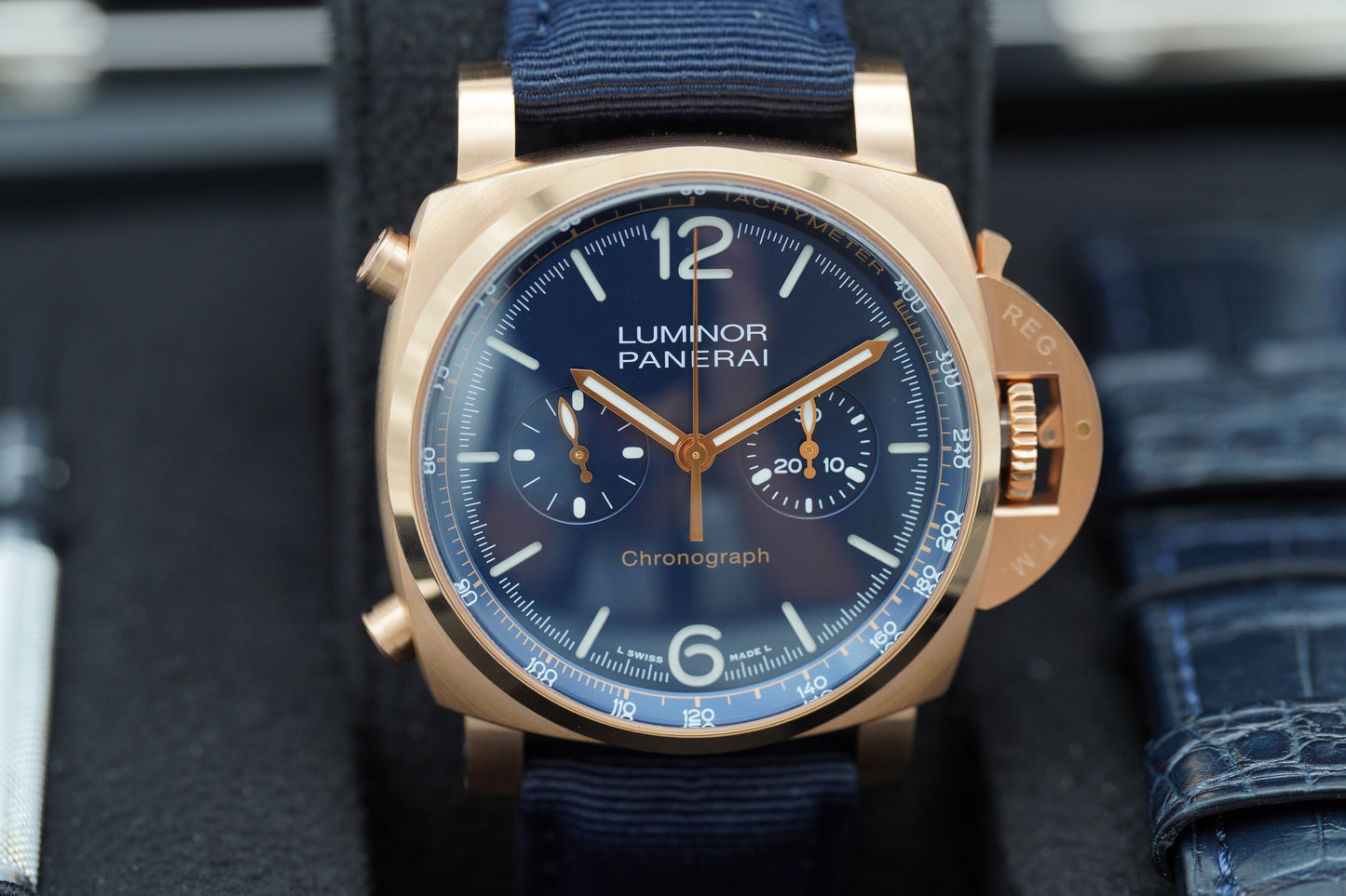 Panerai Luminor Marina Chrono 44 18k Goldtech PAM01111 Full-Set 2022