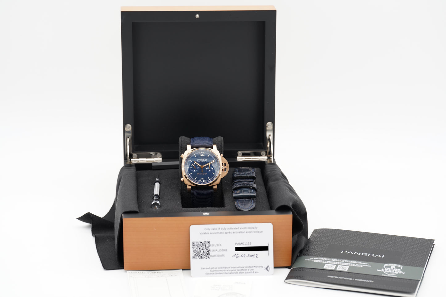 Panerai Luminor Marina Chrono 44 18k Goldtech PAM01111 Full-Set 2022