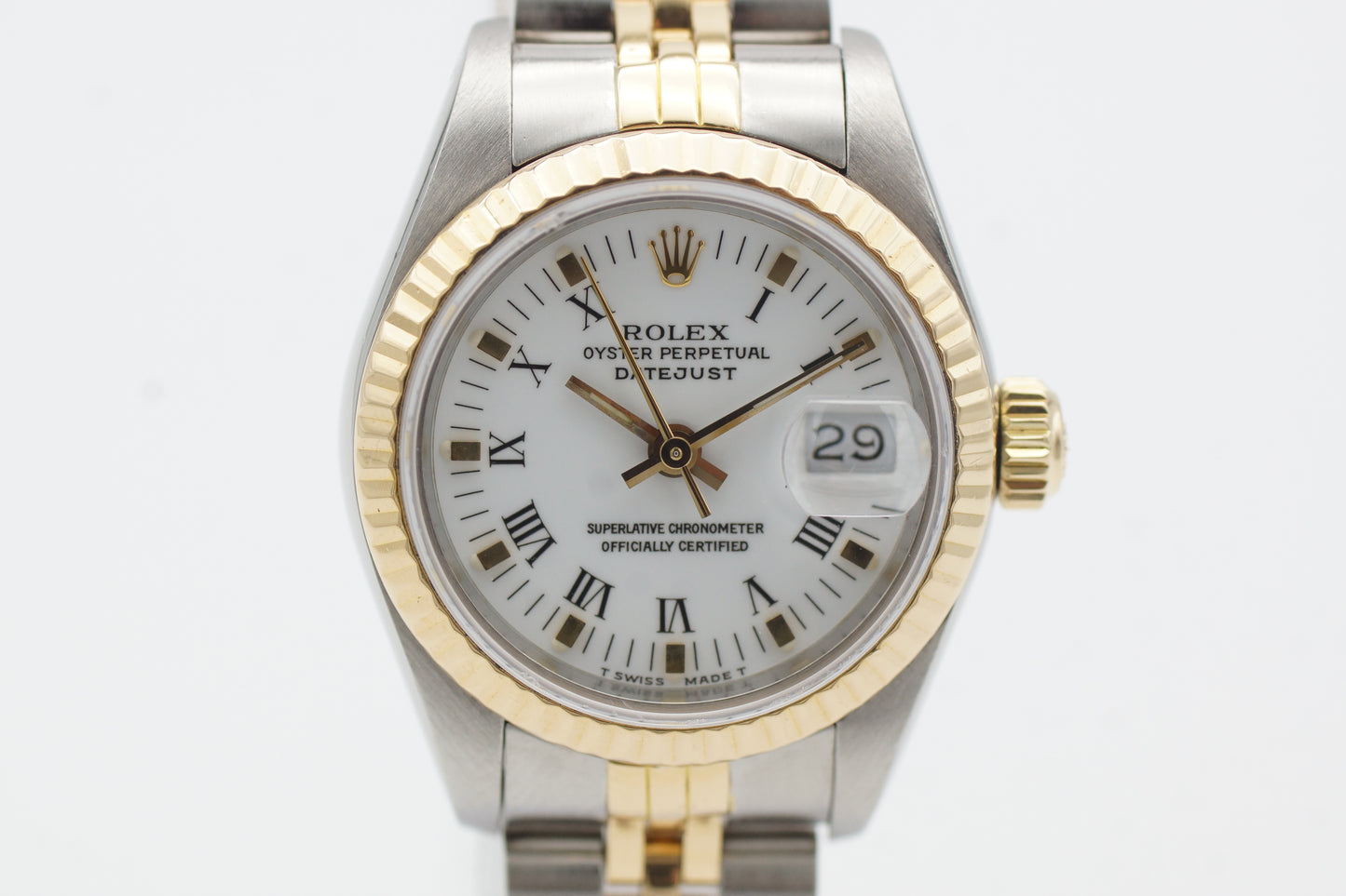 Rolex Lady-Datejust 26 Bicolor 69173 Weiß