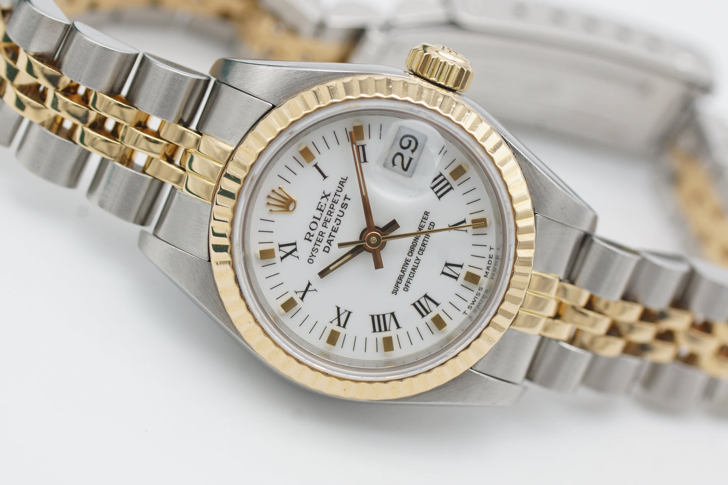 Rolex Lady-Datejust 26 Bicolor 69173 Weiß