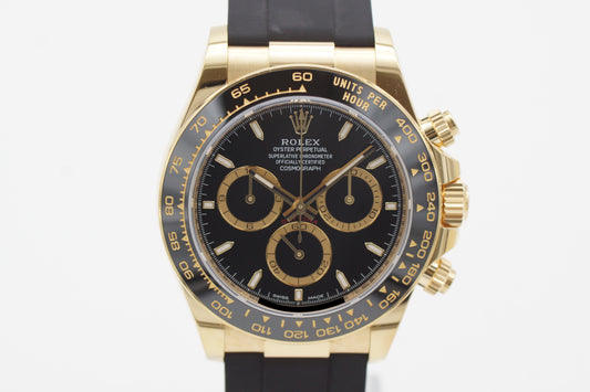 Rolex Daytona 126518LN Gelbgold Oysterflex Schwarz 2025