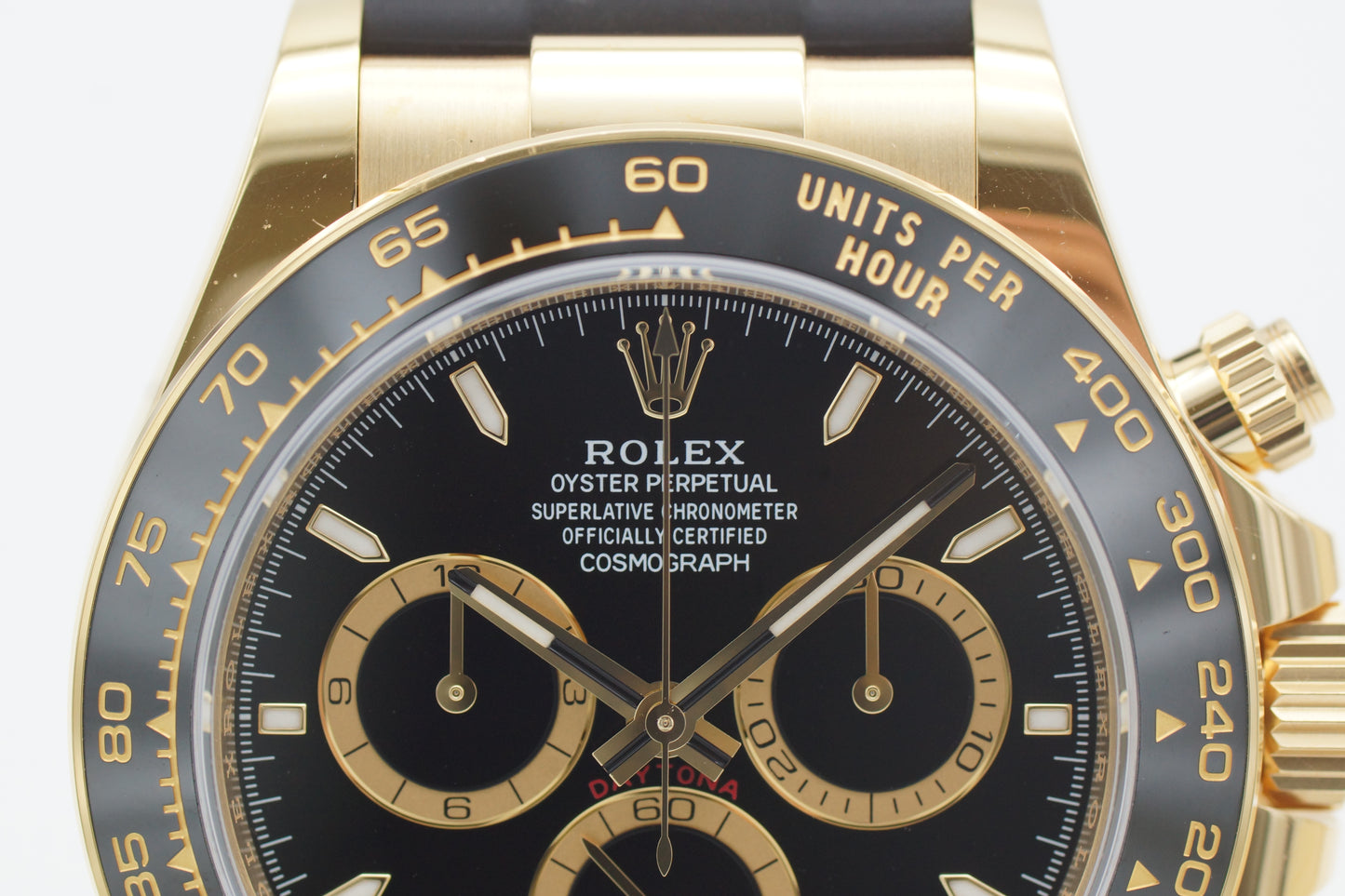 Rolex Daytona 126518LN Gelbgold Oysterflex Schwarz 2025