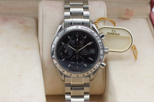 Omega Speedmaster Date 3513.50 Schwarz 2001 Full-Set