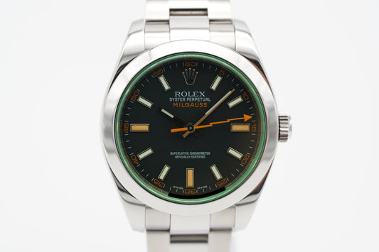 Rolex Milgauss 116400GV 40mm Schwarz Full-Set 2008